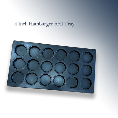 RK Ustensiles de cuisson China Foodservice NSF WEHS 102 Round Deep 102mm Antistick 4 Inch Hamburger Roll Plateau