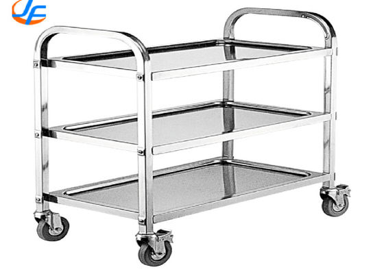 Ustensiles de cuisson RK China Foodservice NSF Custom 800 600 Revent Four Rack Baking Tray Trolley, 201/304/316 Tray Serving Trolley