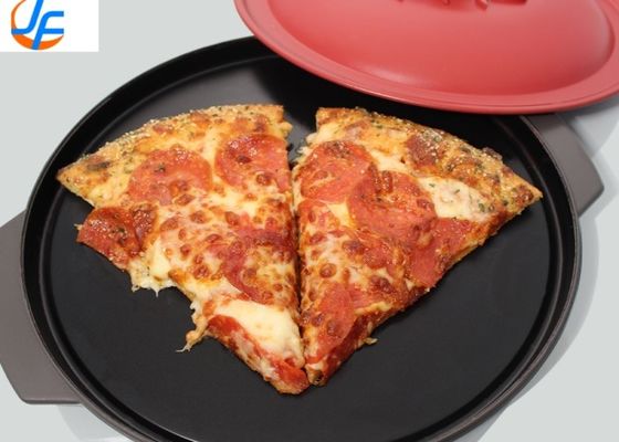La hutte Hardcoat de Fabricant-pizza de RK Bakeware Chine a anodisé les casseroles minces de pizza de croûte anodisées par Hardcoat