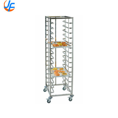 Les plateaux de RK Bakeware China-32 doublent le support Oven Rack Baking Tray Trolley/304 de cuisson de chariot à pain d'acier inoxydable