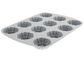 RK Ustensiles de Cuisson Chine Foodservice NSF 12 Compartiments Bundtlette Moule à Muffins en Aluminium de Qualité Commerciale