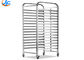 Ustensiles de cuisson RK China Foodservice NSF Custom Double Four Rack Baking Tray Trolley Heavy Duty Four Trolley