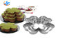 RK ustensiles de cuisson chine service alimentaire NSF acier inoxydable trèfle à quatre feuilles souris moulage Mousse gâteau anneaux taille personnalisée