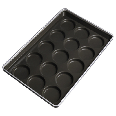 RK Bakeware China Foodservice Plateau antiadhésif pour pain à hamburger de 4 pouces