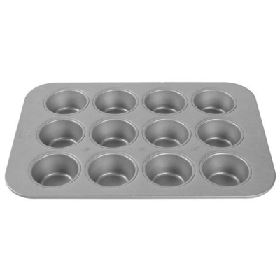 Ustensiles de cuisson Rk Chine-42754 12 tasses en acier aluminisé émaillé Mini Crown Muffin Pan/ Cruffin Pan/ Cruffin Tray