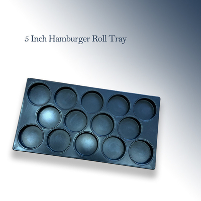 Ustensiles de cuisson RK China Foodservice NSF 127mm Wehs127 Round Deep 5 pouces Hamburger Roll Tray