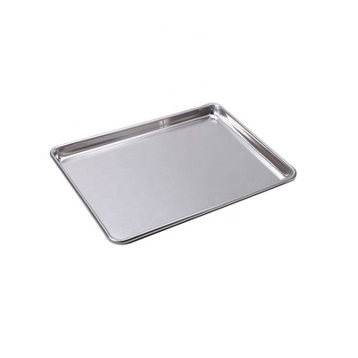 Commercial 10 '' * 6 '' * 1 '' 0.8mm rectangle cuisson plateau à pain burger ou hamburger ou hot-dog pain moule à pain en aluminium moule à pain