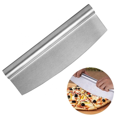 Coupe-pizza Premium de 14 pouces en acier inoxydable 430 Coupe-pizza à bascule