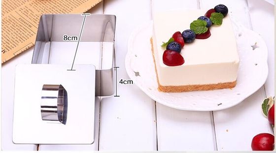 RK Bakeware China Foodservice NSF Anneau de mousse en forme de carré Anneau pâteux