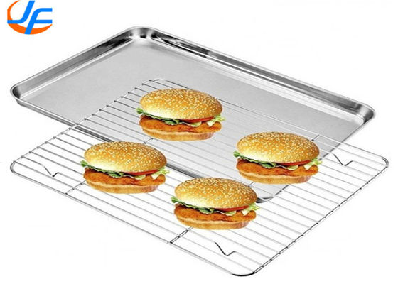 RK Bakeware Chine Plaque à biscuits en aluminium et ensemble de grilles de refroidissement en acier inoxydable