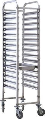 RK Bakeware Chine-Sinlge Oven Rack 610x750x1800 faisant Tray Bakery Trolley For Industry cuire au four