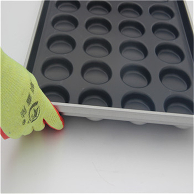 RK Bakeware China Foodservice 2,5 pouces Mini Hamburger Bun Tray antiadhésif