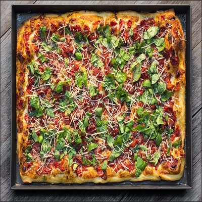 Ustensiles de cuisson Rk China-Hard Coat Rectangle en aluminium anodisé Square Detroit Pizza Plaque de cuisson et plateau à gâteaux