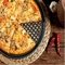 Rk Bakeware Chine Fabricant-Disque à pizza en aluminium antiadhésif avec jante