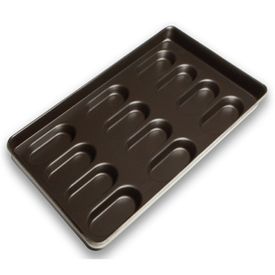 RK Bakeware China Foodservice NSF 600X400 et plateau à pain à hot-dog antiadhésif pleine grandeur