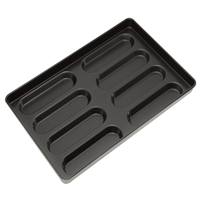 RK Bakeware China Foodservice NSF 600X400 et plateau à pain à hot-dog antiadhésif pleine grandeur