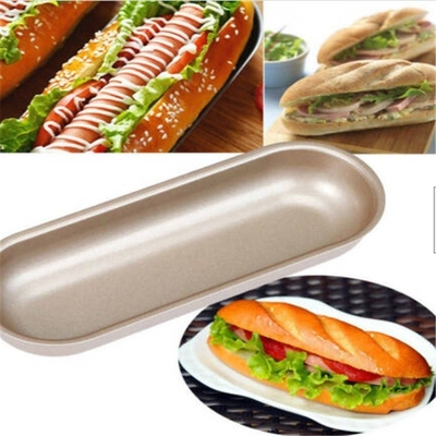 RK Bakeware China Foodservice NSF 600X400 et plateau à pain à hot-dog antiadhésif pleine grandeur