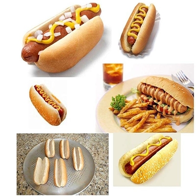 RK Bakeware China Foodservice NSF 4 pouces 4,5 pouces 6 pouces Hot Dog Bun Pan Hotdog Pain Moule