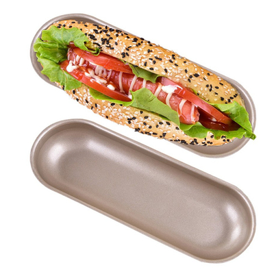 RK Bakeware China Foodservice NSF 4 pouces 4,5 pouces 6 pouces Hot Dog Bun Pan Hotdog Pain Moule