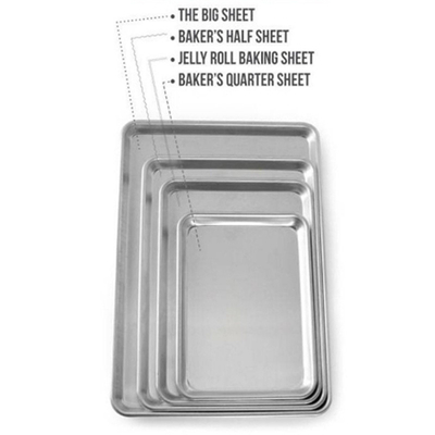RK Ustensiles de Cuisson Chine Foodservice NSF 18X26 Pouces 600X400 Feuille de Pain en Aluminium Plateau de Cuisson