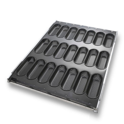 Ustensiles de cuisson RK China Foodservice NSF Hoagie Bun Pan /Slider Bun Pan/Square Ciabatta Roll Baking Tray