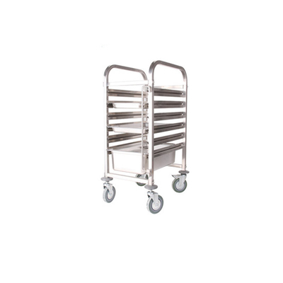 RK Bakeware China Foodservice NSF chariot de cuisine commerciale en acier inoxydable renversé