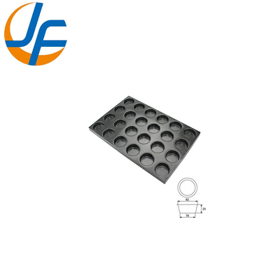 RK Bakeware China Foodservice NSF Telfon Antiadhésif 18&quot; X 26&quot; Round Deep Hamburger Roll Tray