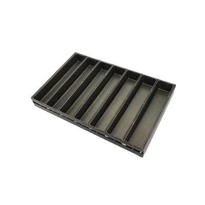 Ustensiles de cuisson Rk China-Silicone Glazed Rusk Cake Tray/Rusk Pan pour les boulangeries industrielles