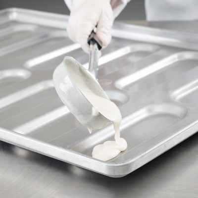 Ustensiles de cuisson Rk Chine- Vitrage 41058 Acier aluminisé Hoagie Bun Pan Hotdog Pan Tray