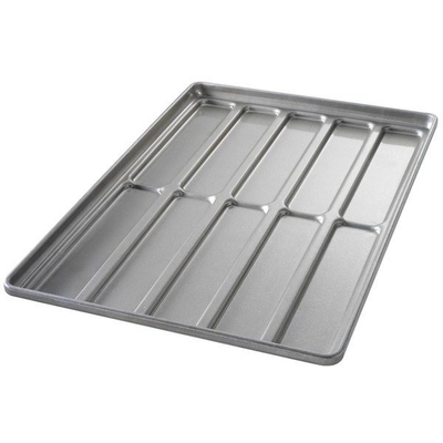 Ustensiles de cuisson Rk Chine- Vitrage 41058 Acier aluminisé Hoagie Bun Pan Hotdog Pan Tray