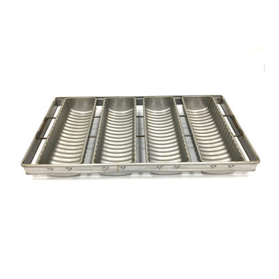 Ustensiles de cuisson Rk Chine- 6 sangles en acier aluminisé émaillé Molde PARA Tostada Moule à pain/boîte à sandwich/Panier à pain Pullman/Sous-sandwich Petits moules
