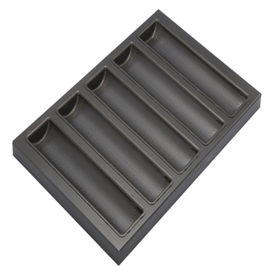 Ustensiles de cuisson Rk China-Nonstick Plateau de cuisson du pain baguette française en aluminium