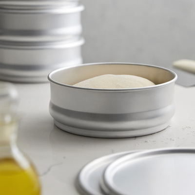 Ustensiles de cuisson Rk China Foodservice Round Pâte en aluminium empilable Pan d'épreuvage