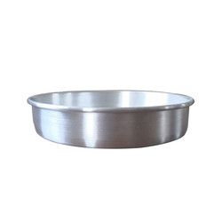 Moule à gâteau rond à fond fixe en aluminium de 6 * 3 pouces