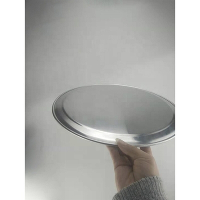 Plat à pizza rond en aluminium à jante large de 6 pouces plateau à pizza plaque de cuisson accessoires à pizza