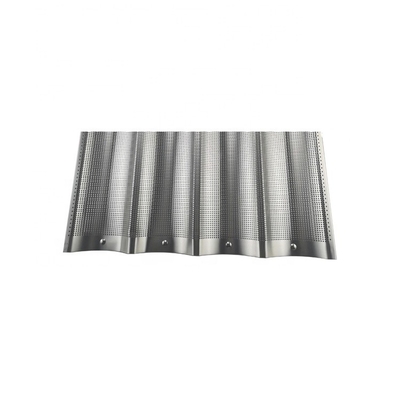 Moule à pain français en aluminium à 4 fentes plaque à pâtisserie baguette pour bar ou boulangerie ou restaurant