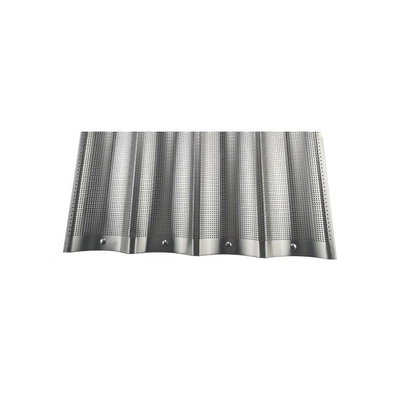 Moule à pain français en aluminium à 5 fentes plaque de cuisson à baguette antiadhésive pour bar ou boulangerie ou restaurant