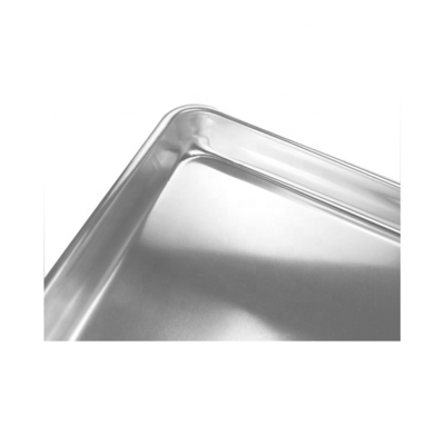 Commercial 10 '' * 6 '' * 1 '' 0.8mm rectangle cuisson plateau à pain burger ou hamburger ou hot-dog pain moule à pain en aluminium moule à pain