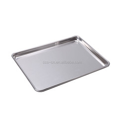 26*18 pouces 1mm d'épaisseur rectangle fil-dans-le-jante plateau en alliage d'aluminium plateau de cuisson fil-dans-le-jante four plateau plat en métal plaque de cuisson