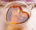 150ml 240ml 300ml en forme de coeur tasses à lait à haute teneur en borosilicate tasses à thé tasse à café en verre à double paroi isolée