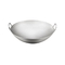 Wok chinois commercial d'oreille de double d'acier au carbone de ustensiles de cuisine de ustensiles de cuisine grand pour des restaurants