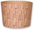 Cas naturel de Pan Mold Disposable Paper Baking de Panettone de 15 PCS
