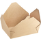 La boîte jetable de cuisson de papier d'emballage sortent la nourriture de repas de déjeuner de conteneur