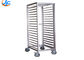 Ustensiles de cuisson RK China Foodservice NSF MIWI Bakery Double Four Baking Tray Trolley, Pain Pan Trolley