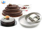 Casserole de gâteau d'anniversaire de RK Bakeware China Foodservice NSF, anneaux de mousse d'acier inoxydable