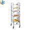 Support de cuisson de cuisson commercial en aluminium de chariot à acier inoxydable de RK Bakeware Chine Tray Trolley/32 plateaux