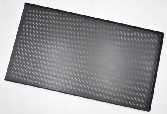 Plaque de cuisson en aluminium lisse avec revêtement antiadhésif et thermomètre