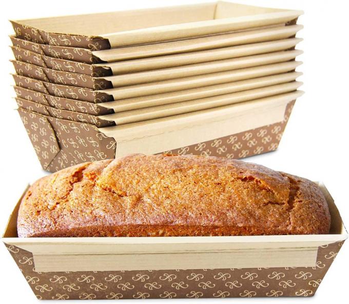 Micro-onde Oven Disposable Paper Baking Loaf Pan Paper Baking Loaf Mold de Rk Bakeware Chine
